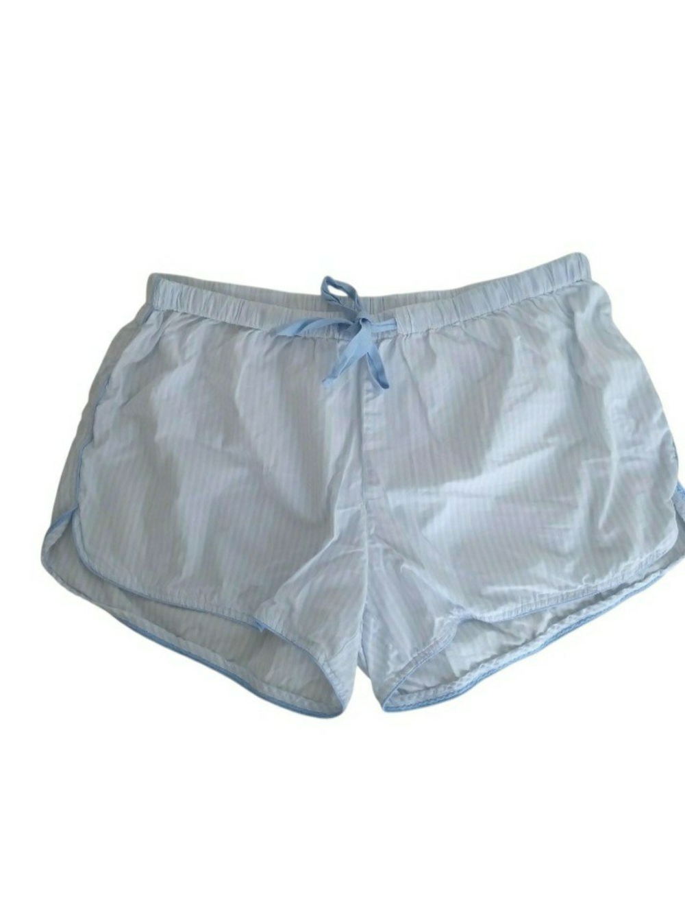 Lake Light Blue Striped Lounge / Sleep Shorts